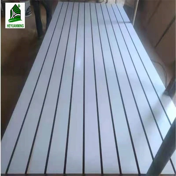 15mm 18mm Display Use Slotted Wall Slat Melamine Mdf For Shop
